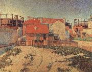 Paul Signac Gasometers at Clichy oil painting on canvas